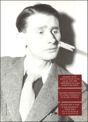 Maurice Henry, galerie 1900-2000. 1998.